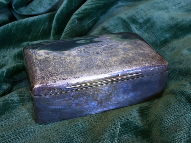 Scatola Portasigarette in Argento