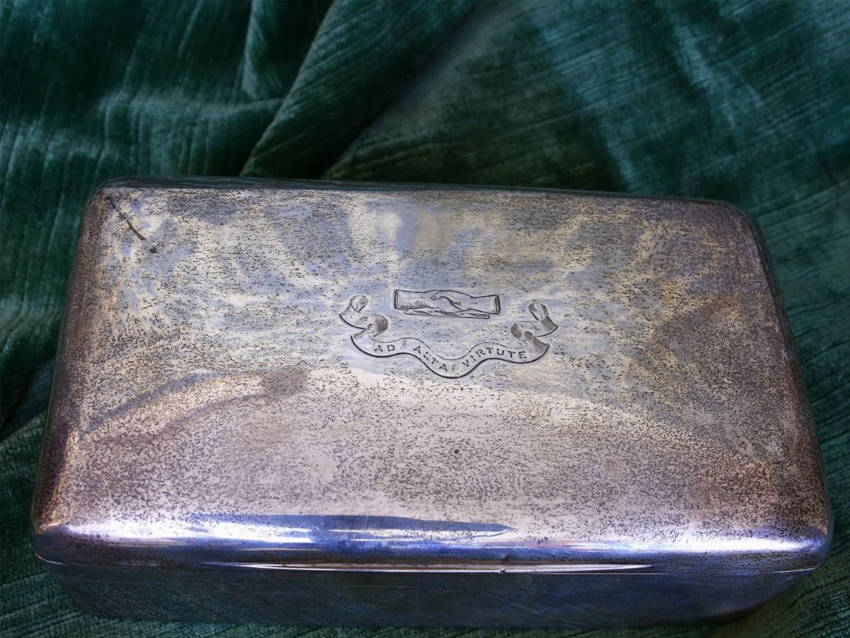 Scatola Portasigarette in Argento