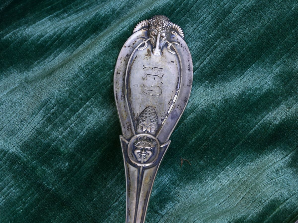 Quattro Posate da Portata in Argento Sterling
