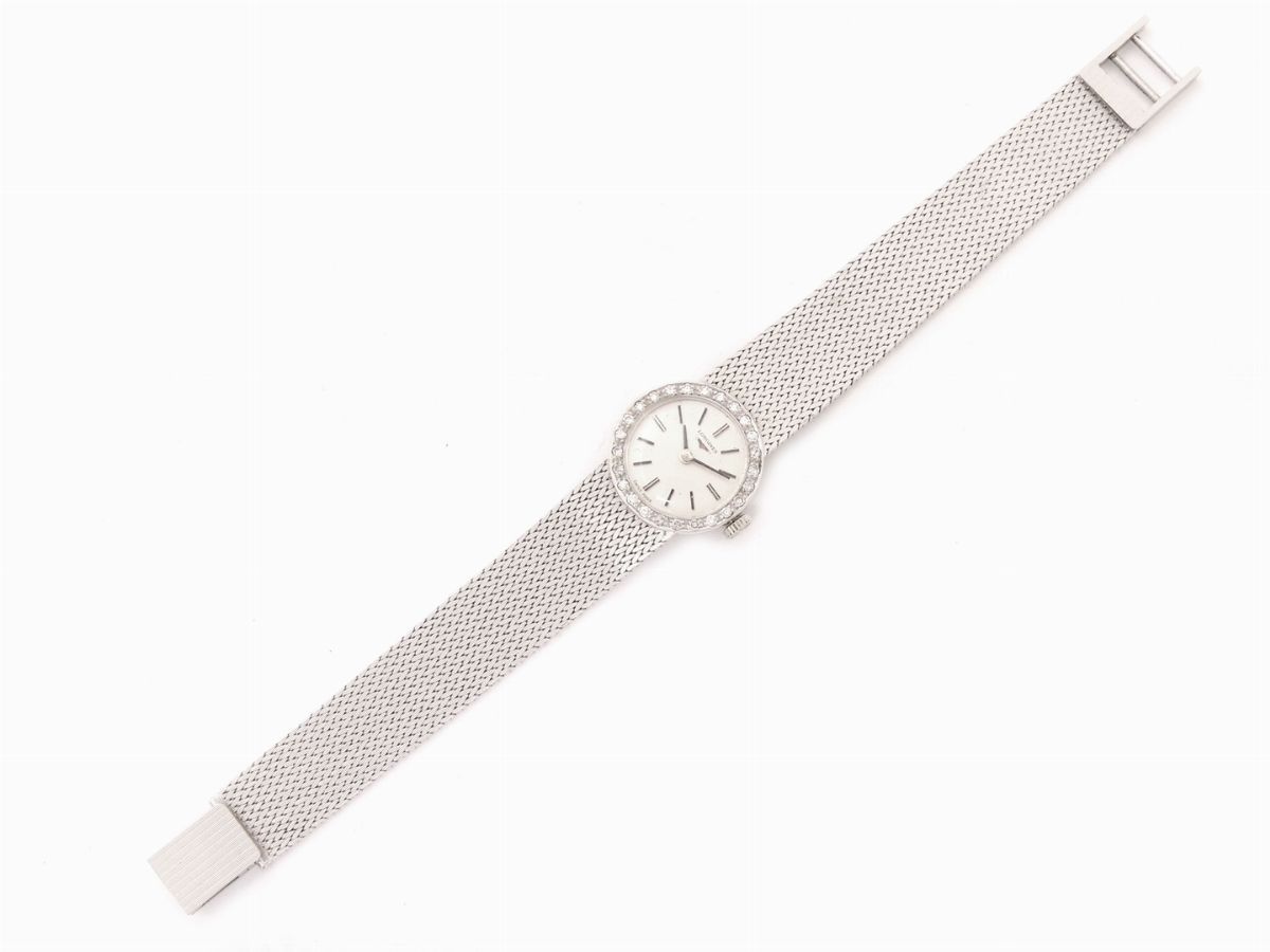 Orologio da Polso per Donna Longines in Oro Bianco e Diamanti