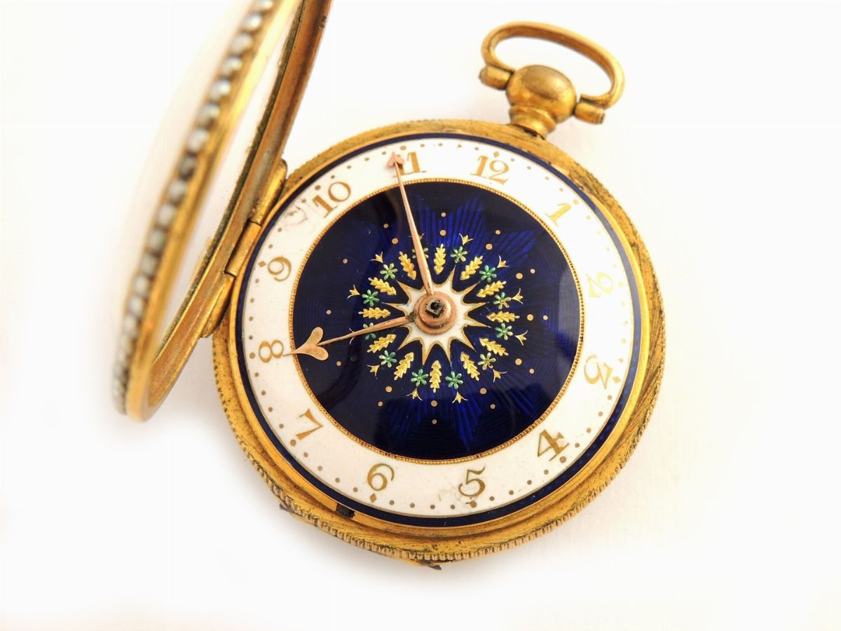 Orologio da Tasca in Ottone Dorato