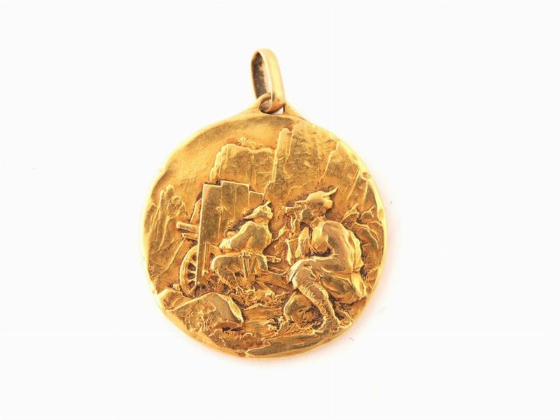 Medaglia Militare in Oro Giallo