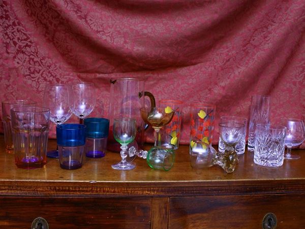 Lot of different glasses