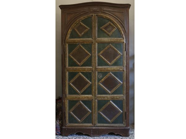 A large wooden wardrobe