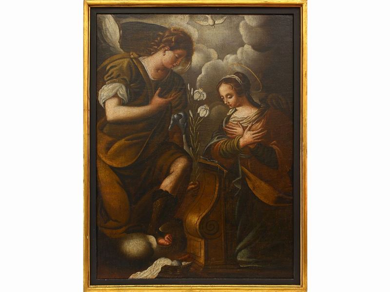Scuola Lombarda Dell'inizio del XVII Secolo - Annunciazione