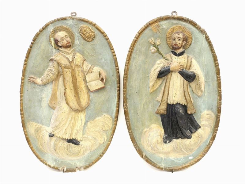 Scuola Dell'italia Settentrionale - Sant' Ignazio di Loyola e San Luigi Gonzaga