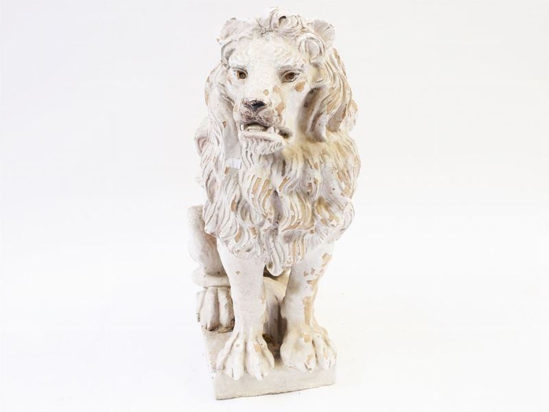 Scultura in Terracotta Smaltata