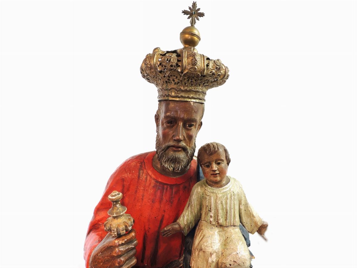 Scuola Dell'italia Centrale - San Giuseppe con il Bambino Gesù