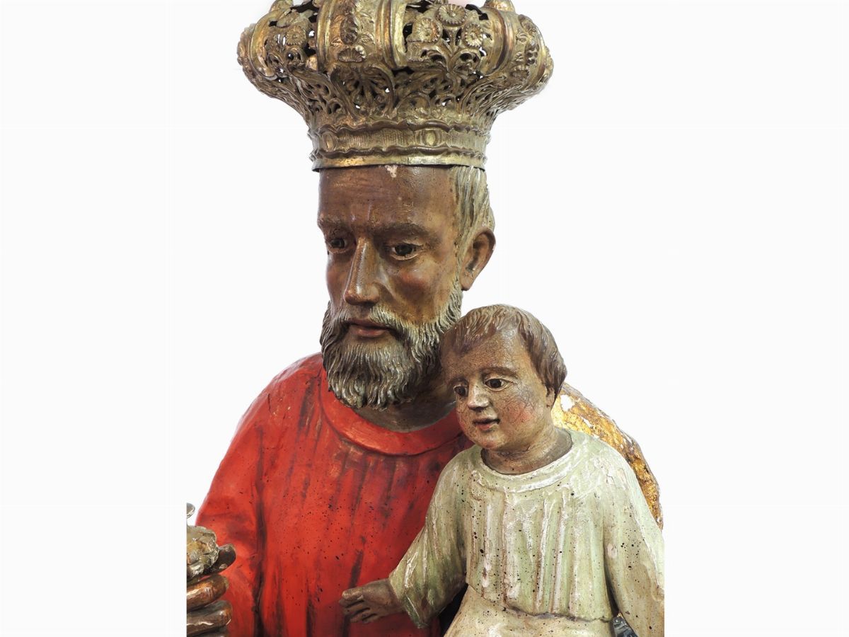 Scuola Dell'italia Centrale - San Giuseppe con il Bambino Gesù
