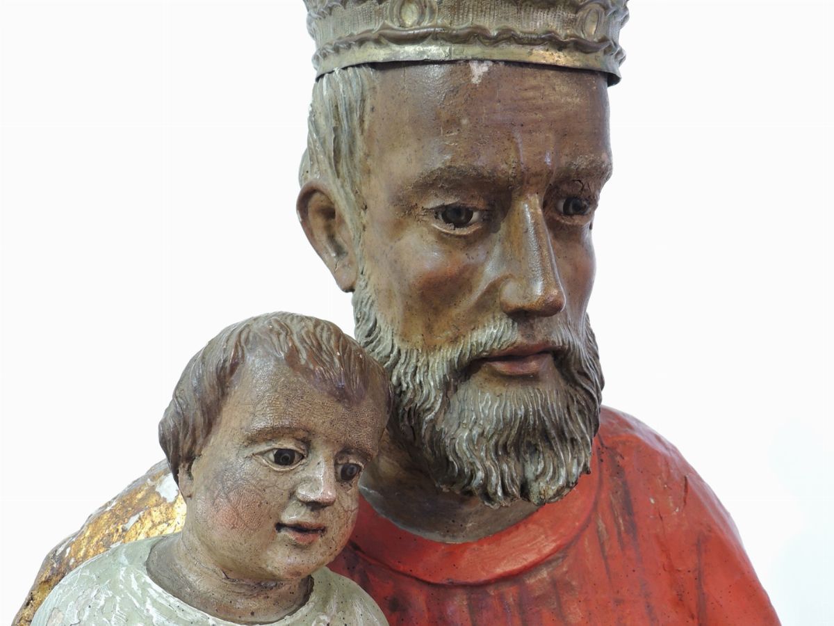 Scuola Dell'italia Centrale - San Giuseppe con il Bambino Gesù