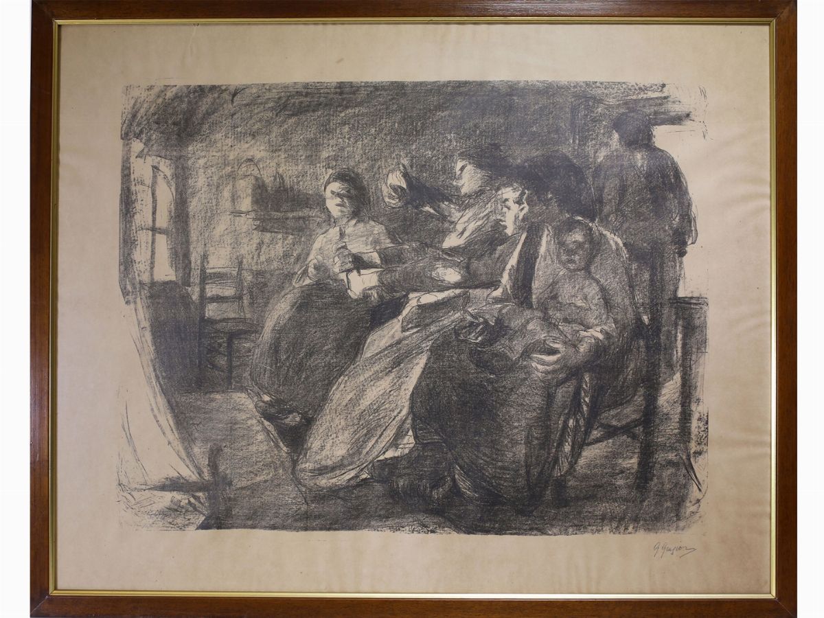 Giuseppe Graziosi - Scene di Interno con Personaggi