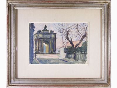 Arco di Trionfo dei Lorena a Firenze Anni Cinquanta
