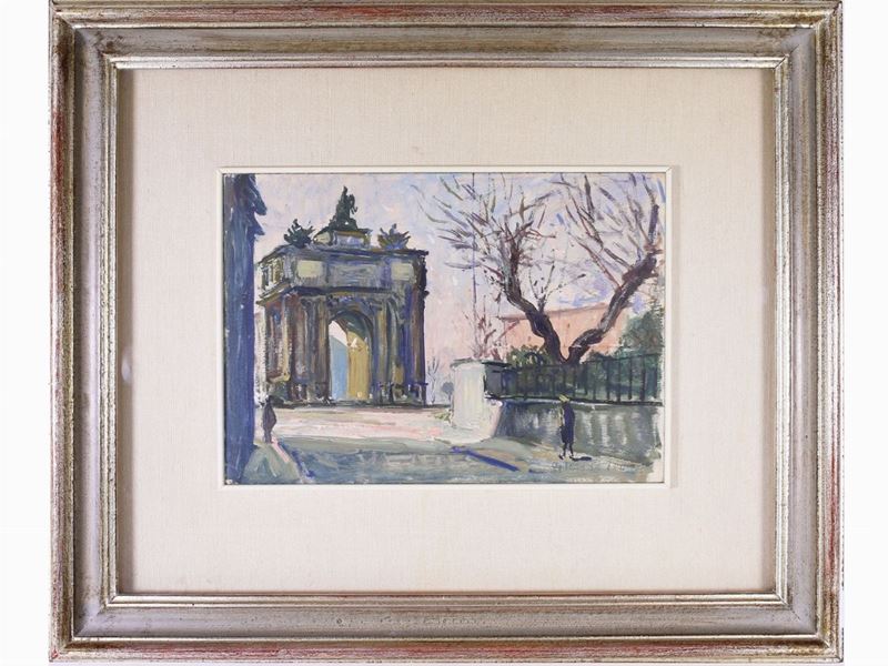 Silvio Polloni - Arco di Trionfo dei Lorena a Firenze Anni Cinquanta