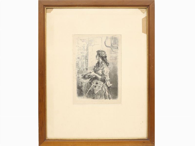 Mosè Bianchi - Pescivendola Veneziana