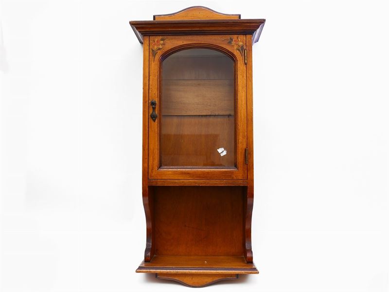 Vetrinetta Pensile per Collezioni in Legno Tenero