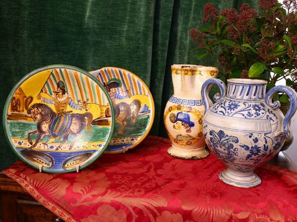Lot of glazed terracotta objects  - Auction The florentine house of the soprano Marcella Tassi - Maison Bibelot - Casa d'Aste Firenze - Milano