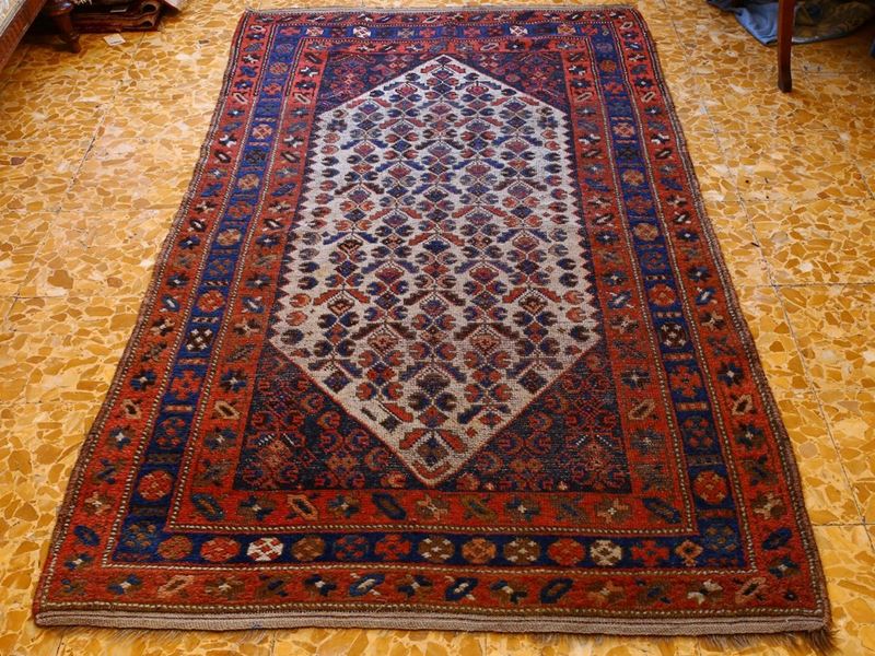Tappeto Caucasico di Vecchia Manifattura