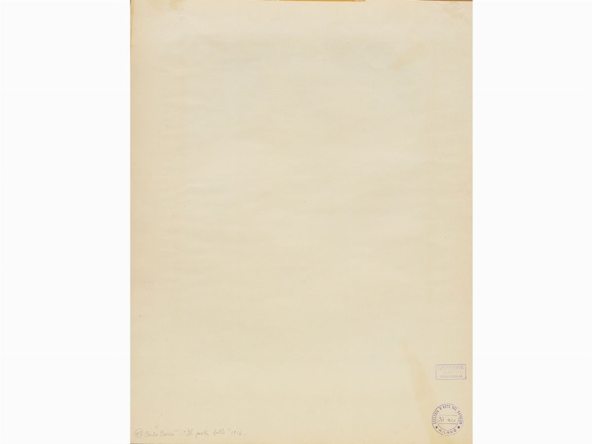 Carlo Carrà - Il Poeta Folle 1916
