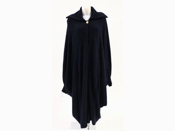 Black angora knit coat, Roberta di Camerino