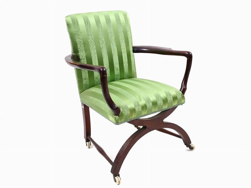 Poltroncina in Mogano