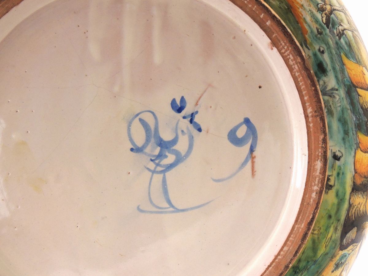 Grande Vaso in Maiolica Cantagalli