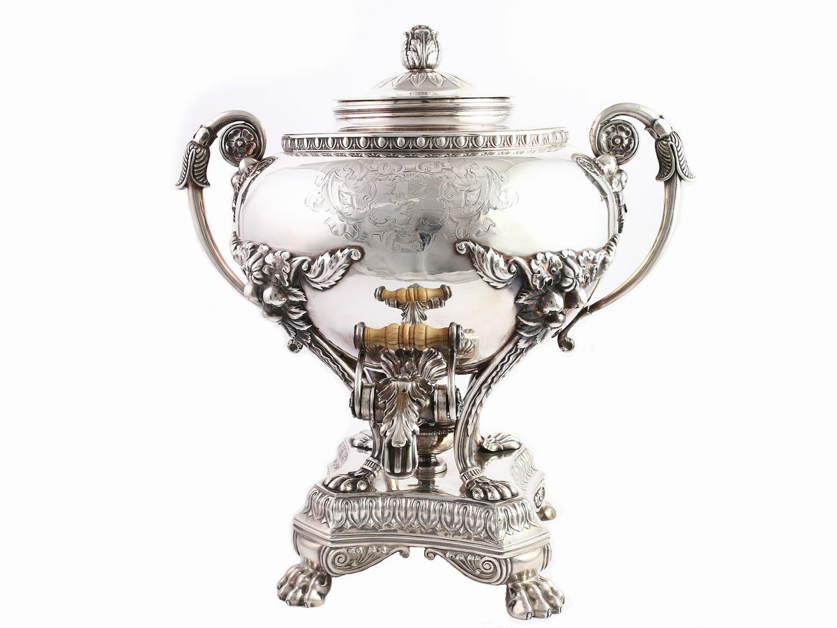 Importanten Samovar in Argento, Paul Storr
