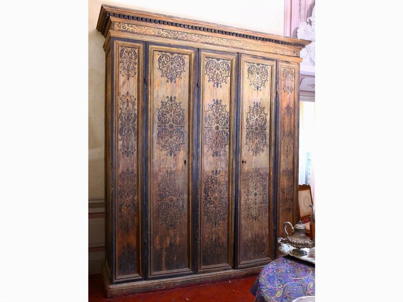 Grande Armadio Credenza in Legno Tenero