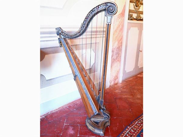 An harp  (19th century)  - Auction Furniture and Paintings from Palazzo al Bosco and from other private property - Maison Bibelot - Casa d'Aste Firenze - Milano