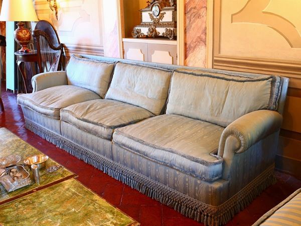 An upholstered sofa  - Auction Furniture and Paintings from Palazzo al Bosco and from other private property - Maison Bibelot - Casa d'Aste Firenze - Milano