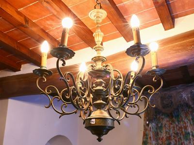 Lampadario in Bronzo