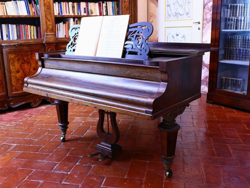 Pianoforte a Coda in Noce C. Bechstein N° di Serie 8115