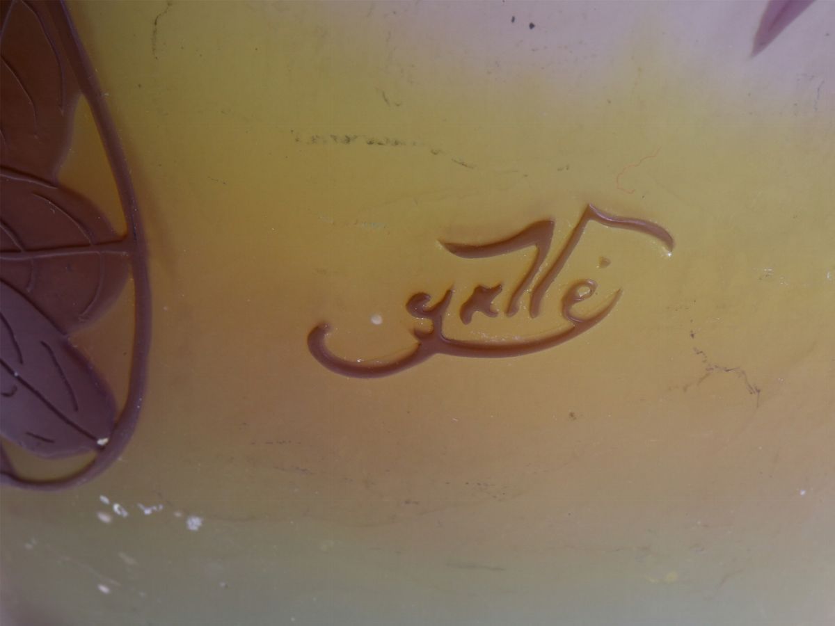 Émile Gallé - Vaso in Vetro Cammeo