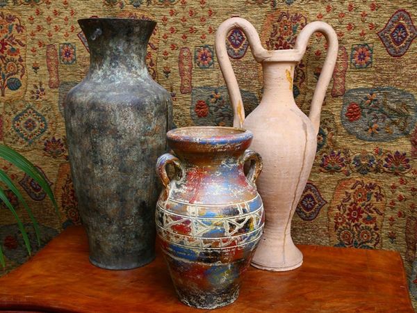Three vases  - Auction The florentine house of the soprano Marcella Tassi - Maison Bibelot - Casa d'Aste Firenze - Milano