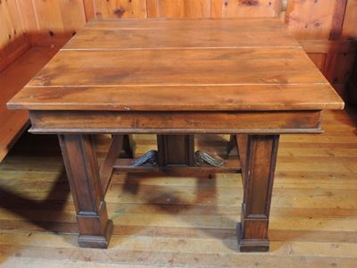 Tavolo e Panca Rustica in Legno Tenero