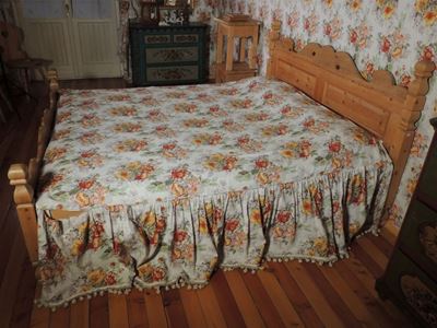 Letto Matrimoniale in Legno di Abete