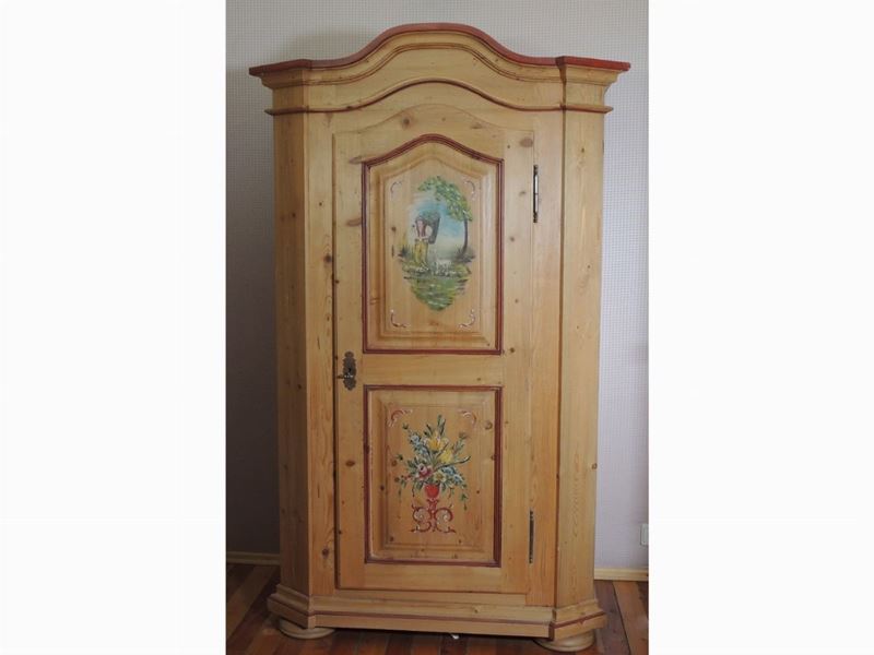 Piccolo Armadio Tirolese in Legno Tenero
