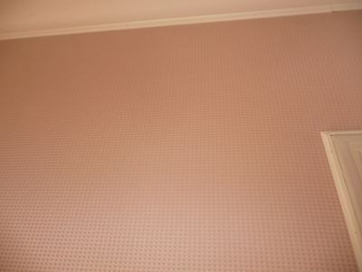 Tappezzeria per Camera da Letto in Tessuto nei Toni del Rosa