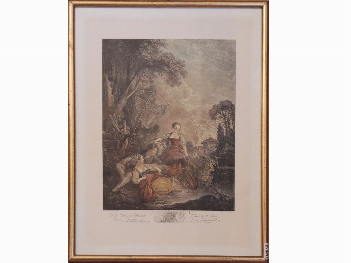 Tre Coppie di Stampe Decorative