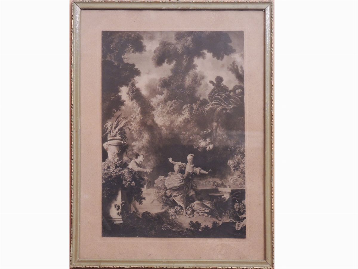 Tre Coppie di Stampe Decorative