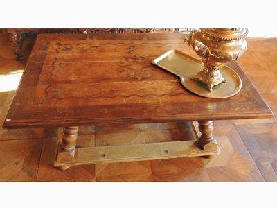 Tavolo Tirolese Basso in Legno di Abete