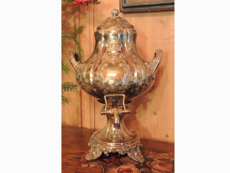 Samovar in Metallo Argentato
