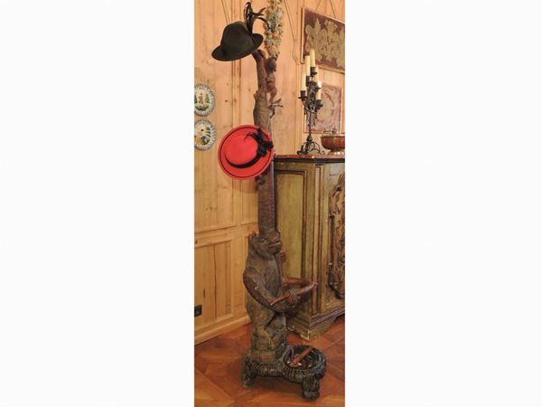 A wooden coat hangers "Black Forest" style