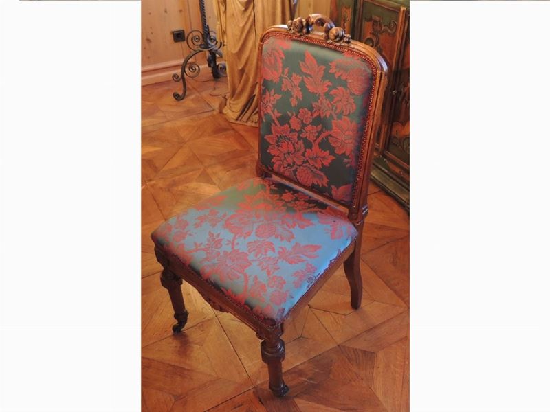 Serie di Sei Sedie in Rovere