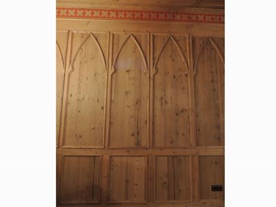 Boiserie Tirolese in Legno di Abete per Grande Salone