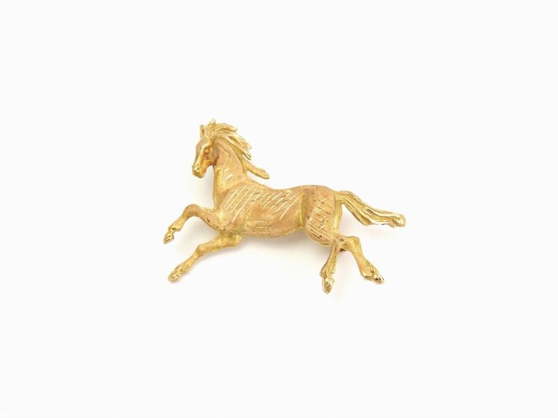Spilla Animalier in Oro Giallo