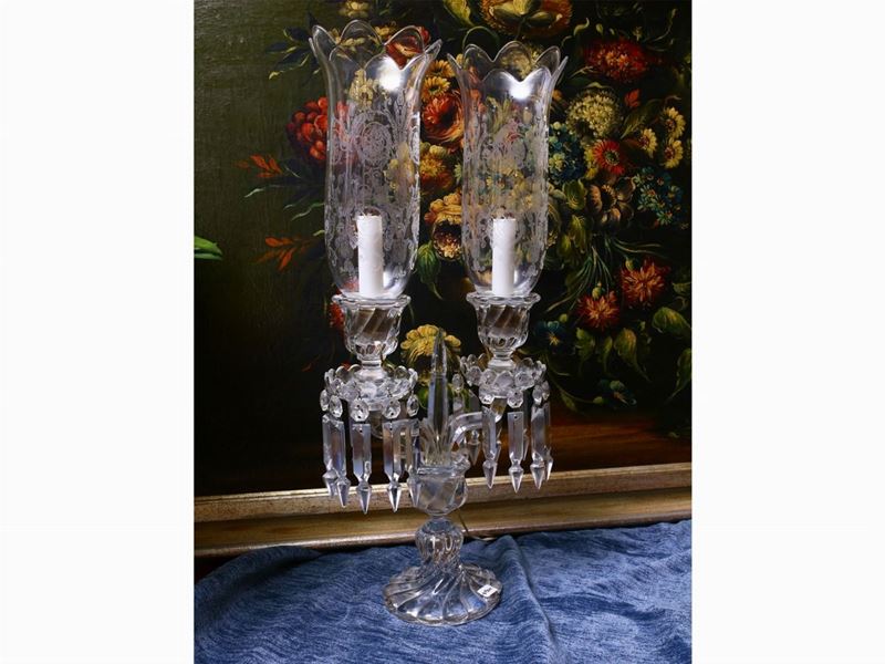 Flambeau in Cristallo Baccarat
