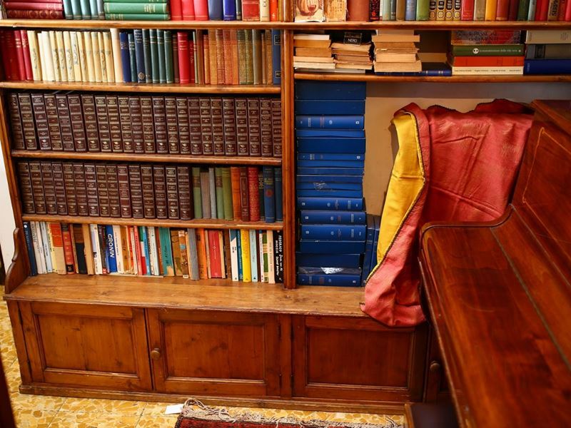 Libreria a Giorno in Legno Tenero