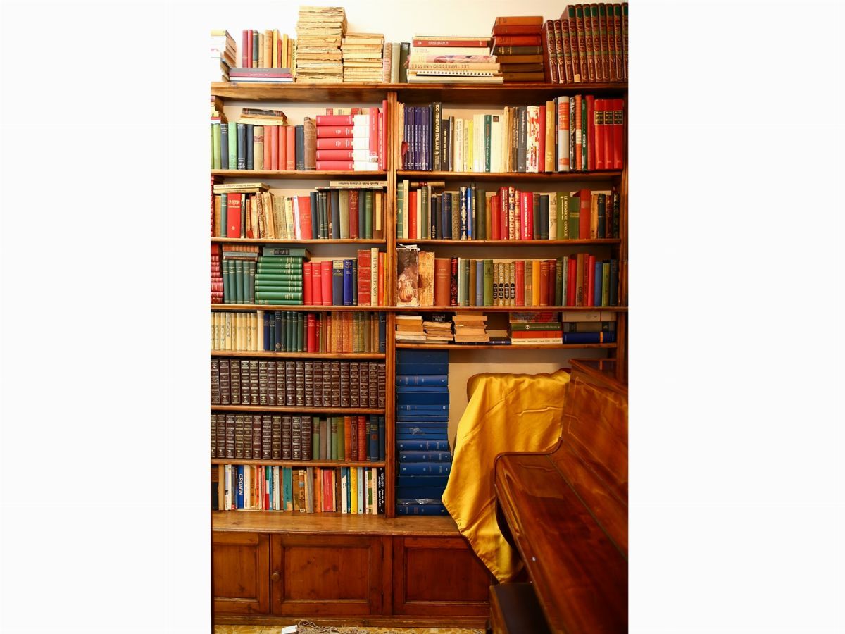 Libreria a Giorno in Legno Tenero