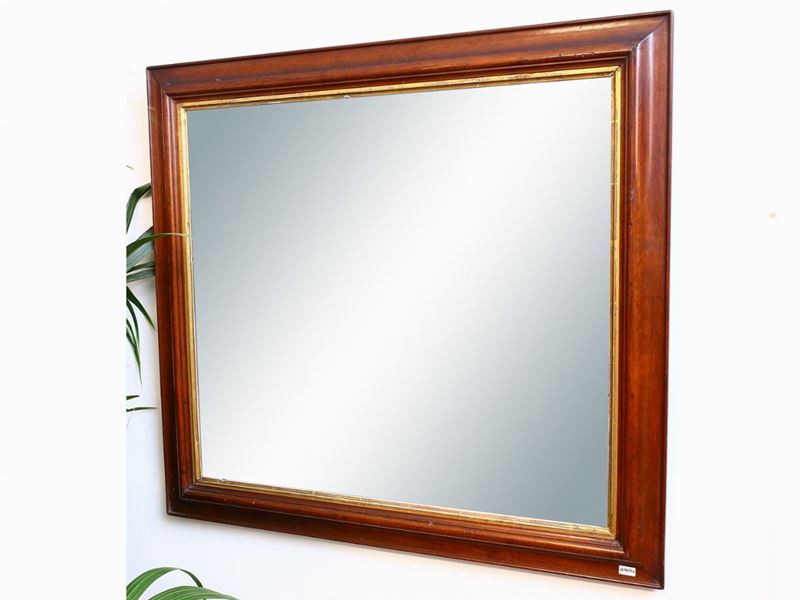 Specchiera con Cornice in Noce
