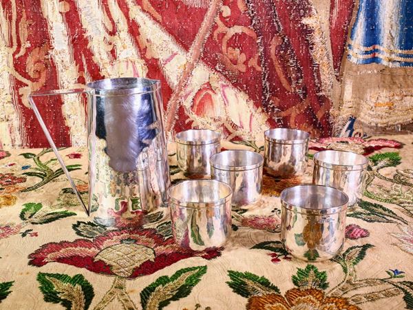 A silver vinsanto set, Brandimarte  - Auction Furniture and Paintings from Palazzo al Bosco and from other private property - Maison Bibelot - Casa d'Aste Firenze - Milano